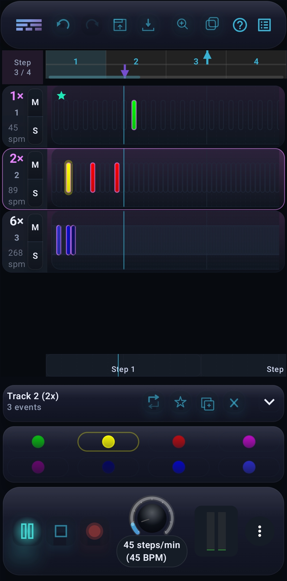 SubBeats2 multibar sequencer